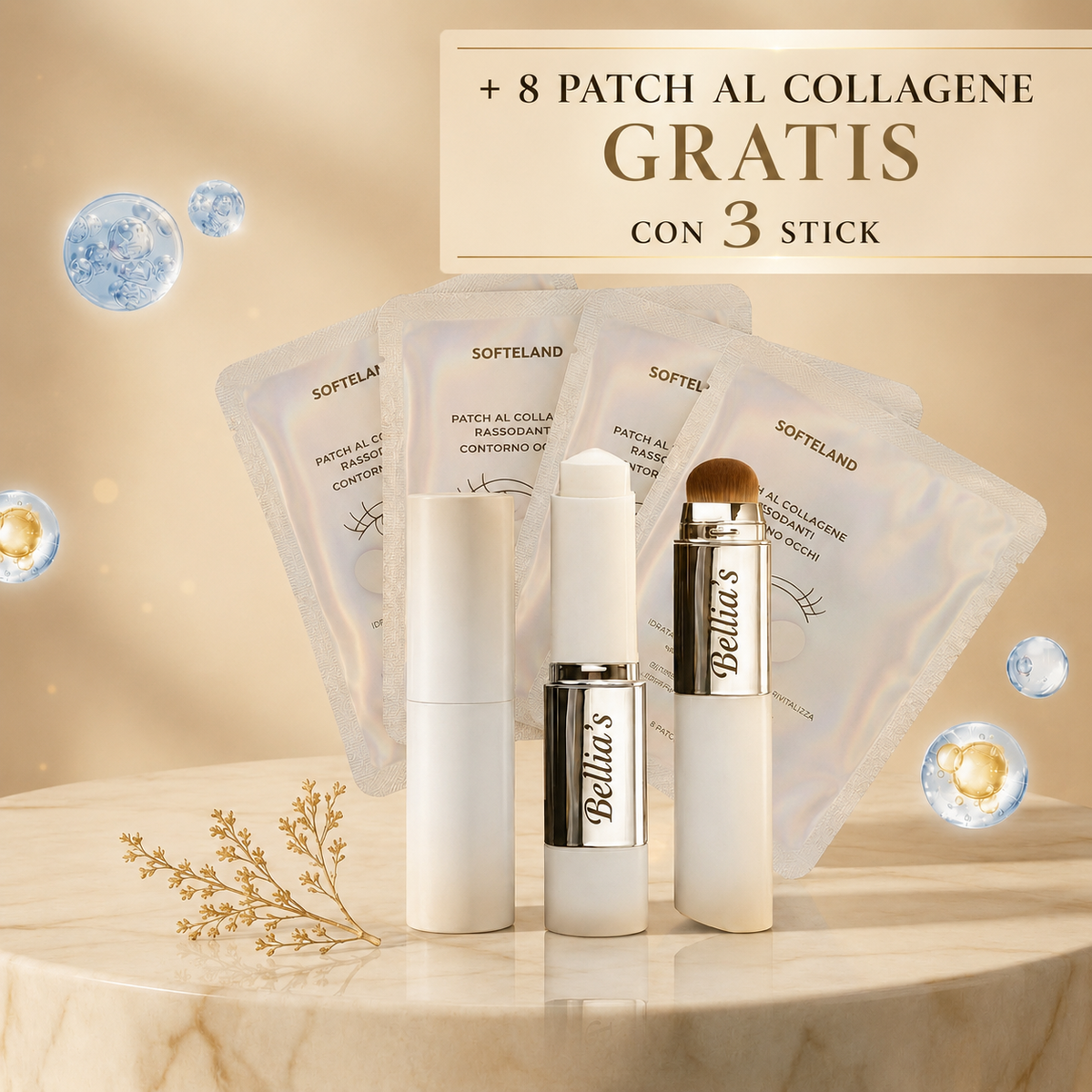 Bellia's Magico Stick - Colour Changing 2-in-1 Foundation