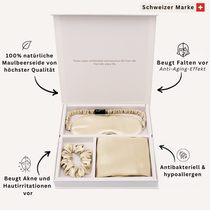 Ensemble 100% soie de mûrier – pour une peau et des cheveux sains
