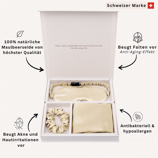 Ensemble 100% soie de mûrier – pour une peau et des cheveux sains