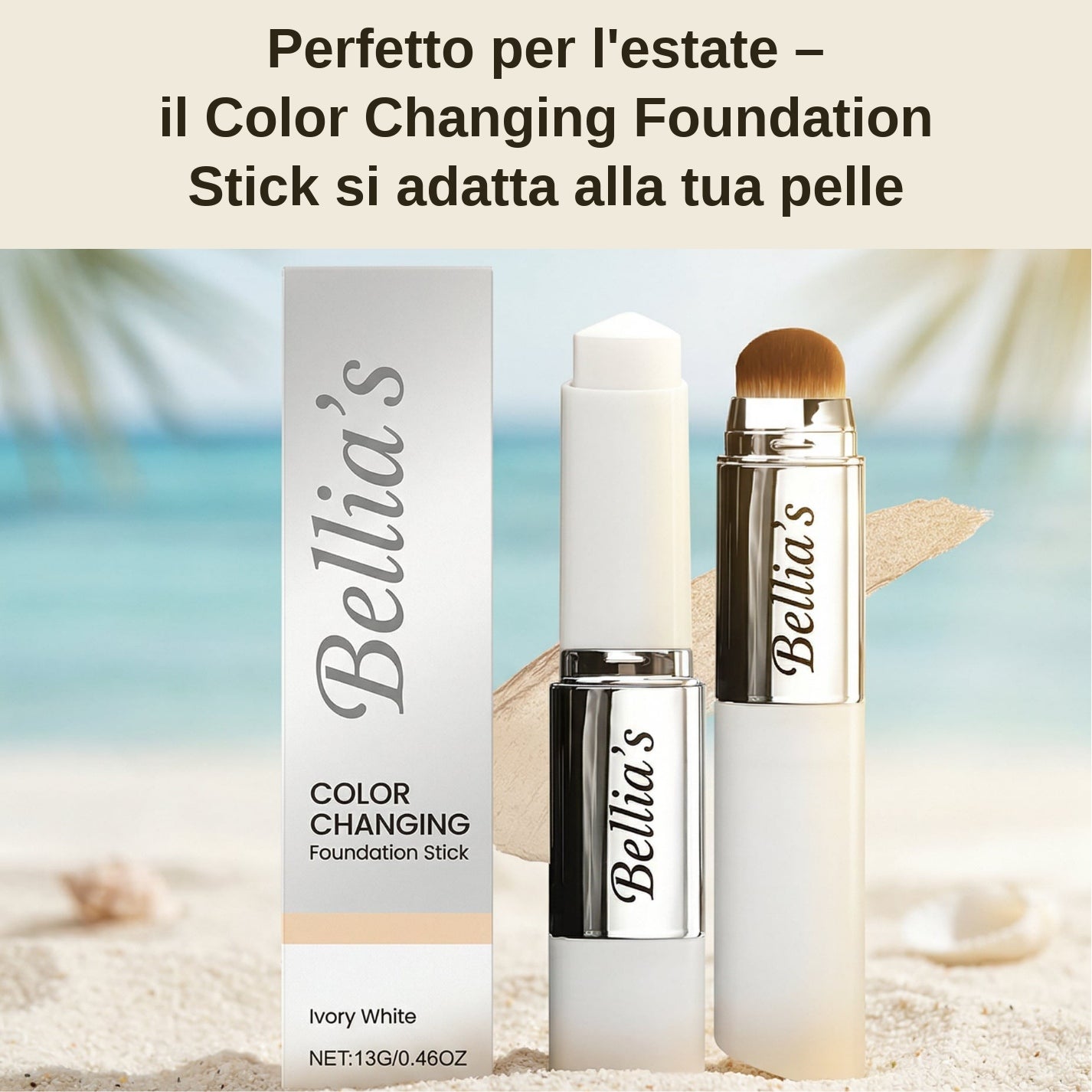 Bellia's Magico Stick - Colour Changing 2-in-1 Foundation